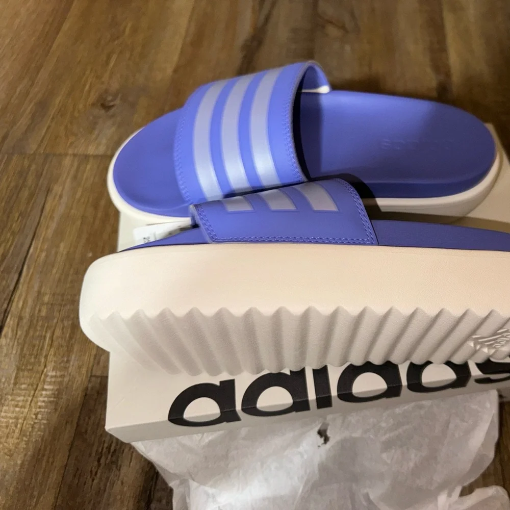 Adilette platform slides size 8 - Picture 5 of 5